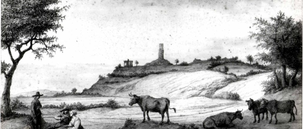 Der Monterberg mit Monterburg